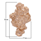 10k Rose Gold Solid Free Form Nugget Charm Pendant 1.1" 4.5 grams - Rose