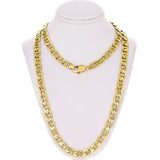 10k Yellow Gold Solid Anchor Mariner Link Chain Necklace 20" 7.7mm 46.7 grams - Yellow,20"