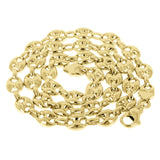 10k Yellow Gold Solid Puffy Gucci Mariner Chain Necklace 20" 11.7mm 110.2 grams - Yellow,20"
