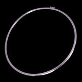 Women's Italian 14k White Gold Omega Necklace Choker 16" 4mm 20.8 grams - 20.8 grams