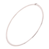 Women's Italian 14k White Gold Omega Necklace Choker 16" 5mm 26.8 grams - 26.8 grams