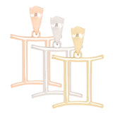 14k Rose Gold Gemini Zodiac Sign Charm Pendant - Gemini,Rose