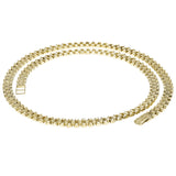 Men's Solid 10k Yellow Gold Watch Link Necklace 22" 14.8mm 99.1 grams - 22"