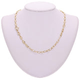 10k Yellow Gold Solid  Mariner Anchor Link Chain Necklace 20" - 28" 6.4mm