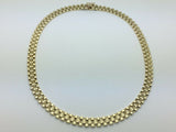 Men's 10k Yellow Gold Watch Link Chain Necklace 20" 8.5mm 49 grams - Yellow,20"