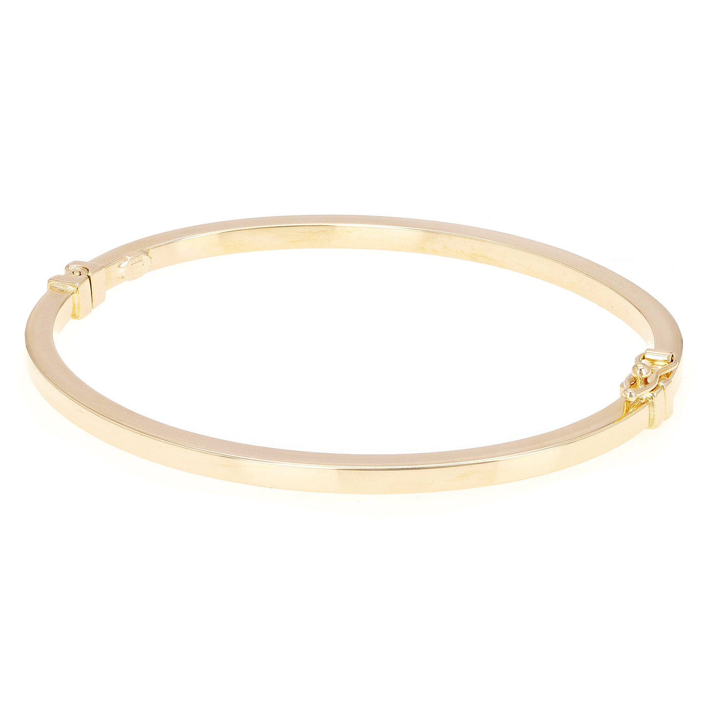 A beautiful, simple gold bangle bracelet from Direct Source Gold & Diamond.