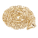 10k Yellow Gold Solid Handmade Link Chain Necklace 20" 5mm 35.2 grams - 20" 35.2 grams