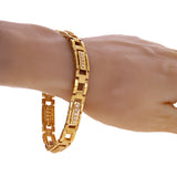 Men's 14k Yellow Gold 1.00ctw Diamond Watch Link Bracelet 9.5" 9.8mm 43.8 grams - Yellow 9.5" 9.8mm  1ctw  43.8grams