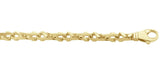 Men's 14k Yellow Gold Handmade Fashion Link Bracelet 8.5" 4.7mm 21.9 grams - 8.5"