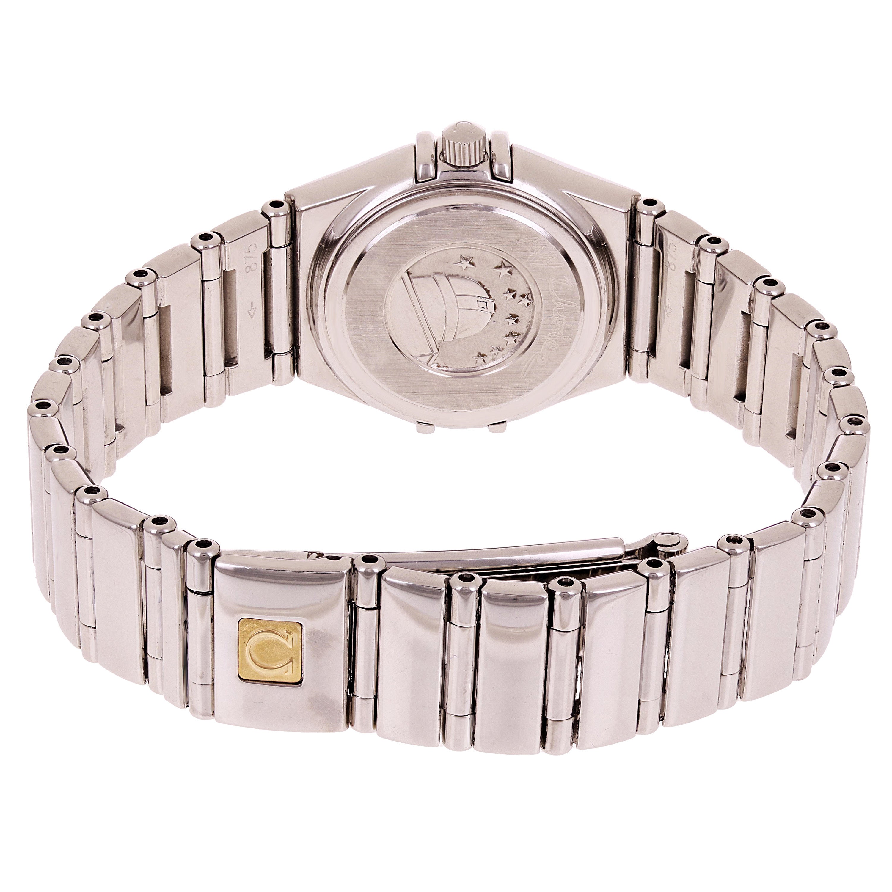 Omega Ladies Constellation Stainless Steel And Diamonds Quartz