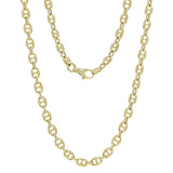 14k Yellow Gold Solid Gucci Mariner Link Chain Necklace 30" 7.5mm 95 grams - Yellow,30"