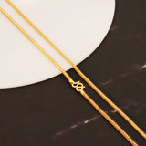 Italian 24k Yellow Gold Solid Franco Chain Necklace 20" 2mm 19.6 grams - 20" 19.6 grams
