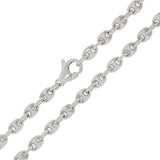 10k White Gold Solid Gucci Mariner Link Chain Necklace 20" 4.9mm 27.6 grams - 20"