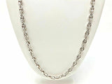 14k White Gold Solid Gucci Mariner Link Chain Necklace 22" 4.9mm 33 grams - White,22"