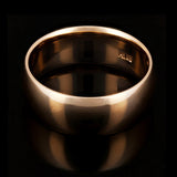 14k Yellow Gold Comfort Fit Plain Wedding Band Ring 8mm Size 13 - Yellow,8mm Ring Size 13