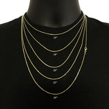 Italian 14k Yellow Gold Rolo Chain Necklace 1.1mm 24" 2.2 grams - 24",1.1 mm 2.2 grams