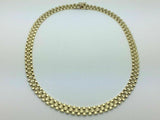 Men's 10k Yellow Gold Solid 18" Watch Link Chain Necklace 8.5 mm 44.2 grams - Yellow,18"