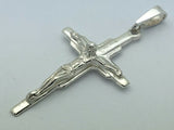 925 Sterling Silver Christian Jesus Christ Catholic Crucifix Cross Pendant