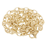 14k Yellow Gold Solid  Mariner Anchor Link Chain Necklace 20" 6.4mm 26gram - 20"