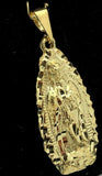 10k Yellow Gold Virgin Mary Lady of Guadalupe Pendant Religious Charm 7 grams