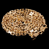 Italian 14k Yellow Gold Solid Anchor Cable Link Chain Necklace 18" 2.6mm 13.7g - 18" 13.7 grams