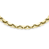 14k Yellow Gold Handmade Fashion Link Bracelet 7" 4.3mm 14.3 grams - Yellow,7"