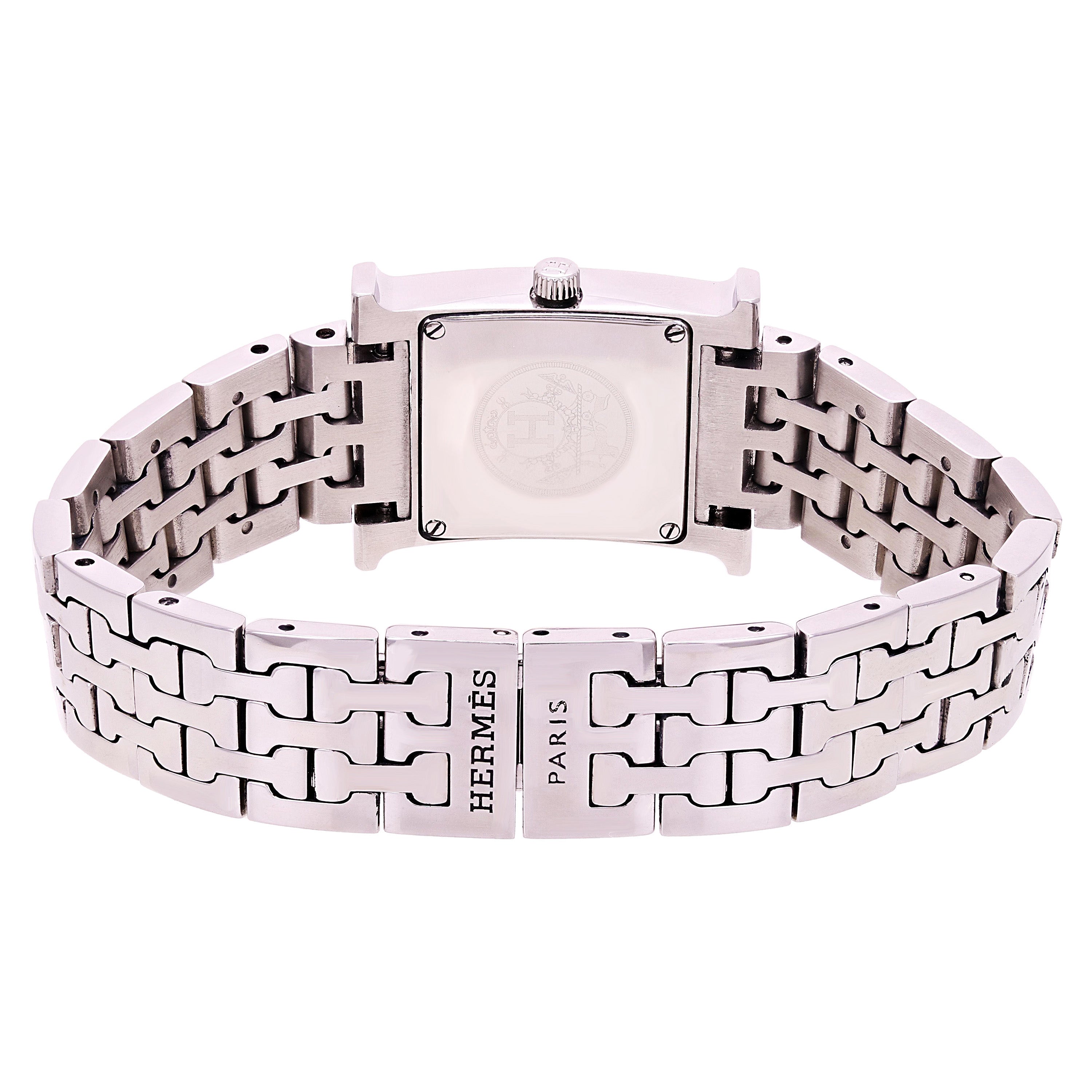 Hermes Ladies H Watch Stainless Steel Quartz