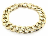 Men's 14k Yellow Gold Solid Miami Cuban Link Chain Bracelet 9" 12.5mm 94.5 grams