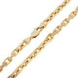 Men's Italian 14k Yellow Gold Solid Heavy Link Chain Necklace 22" 5mm 67 grams - 5mm 22"