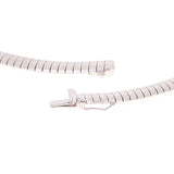 Women's Italian 14k White Gold Omega Necklace Choker 16" 5mm 27.7 grams - 27.7 grams