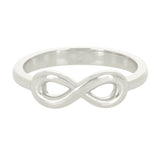 14k White Gold Infinity Ring Size 7 - White