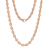 10k Yellow Gold Solid Handmade Fashion Link Necklace 22" 6.1mm 60.2 grams - 22" 60.2 grams