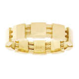 Men's 14k Yellow Gold Barrel Ring Band Size 8 - 4.8mm 6.1 grams