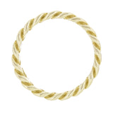 14k Yellow Gold Miami Cuban Ring Curb Link Band 5mm Size 6 - 4 grams - 6