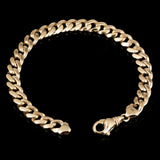 Men's 10k Yellow Gold Solid Miami Cuban Link Bracelet 7" 8mm 25.2 grams - 7" 25.2 grams