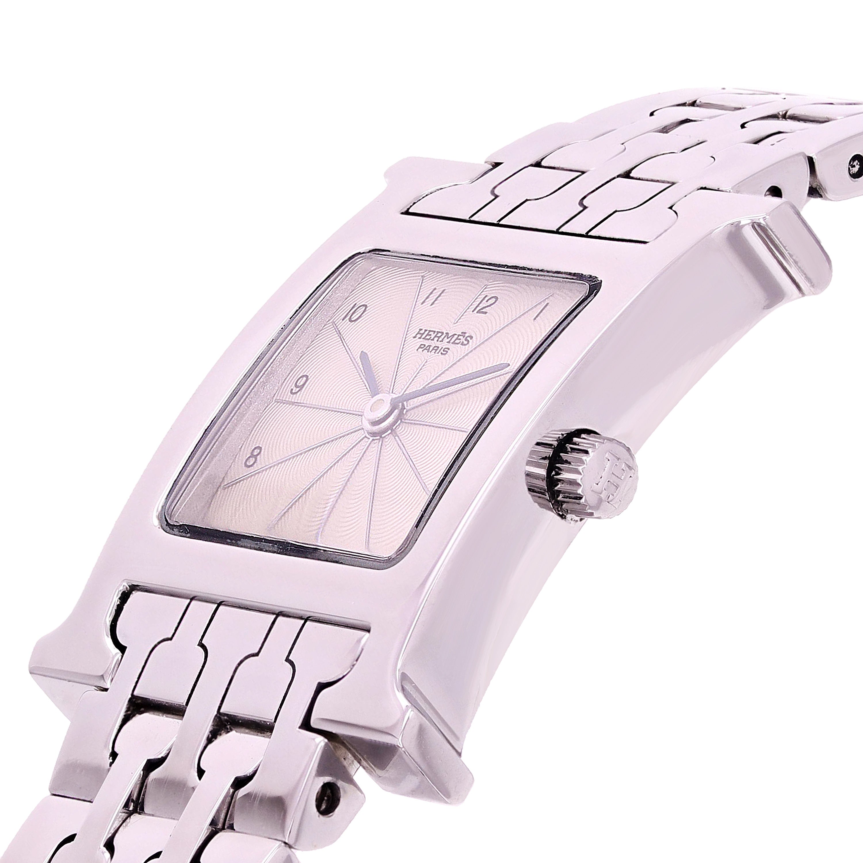 Hermes Ladies H Watch Stainless Steel Quartz