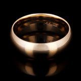 14k Yellow Gold Comfort Fit Plain Wedding Band Ring 7mm Size 13 - Yellow,7mm Ring Size 13