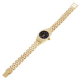 Women's 10k Yellow Gold Watch Link Geneve Diamond Wrist Watch 6-6.5" 21.6 grams - 6.5"