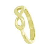 14k Yellow Gold Infinity Ring Size 7 - Yellow