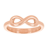 14k Rose Gold Infinity Ring Size 7 - Rose