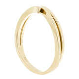 14k Yellow Gold Stackable Bypass Ring 2.4 grams Size 6 - Yellow