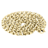 14k Yellow Gold Handmade Fashion Link Necklace 20" 4.5mm 40 grams - Yellow,20"