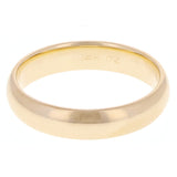 14k Yellow Gold Comfort Fit Plain Wedding Band Ring 4mm Size 6 - Yellow,4mm Ring Size 6