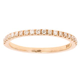 14k Yellow Gold 0.24ctw Diamond Eternity Promise Stackable Ring Size 6 - Yellow