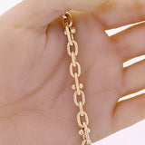 Italian 14k Yellow Gold Hollow Oval Move Link Bracelet 8.75" 7mm 8.6 grams