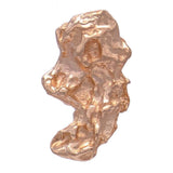 14k Rose Gold Solid Small Nugget Free Form Charm Pendant 0.8 gram - Rose