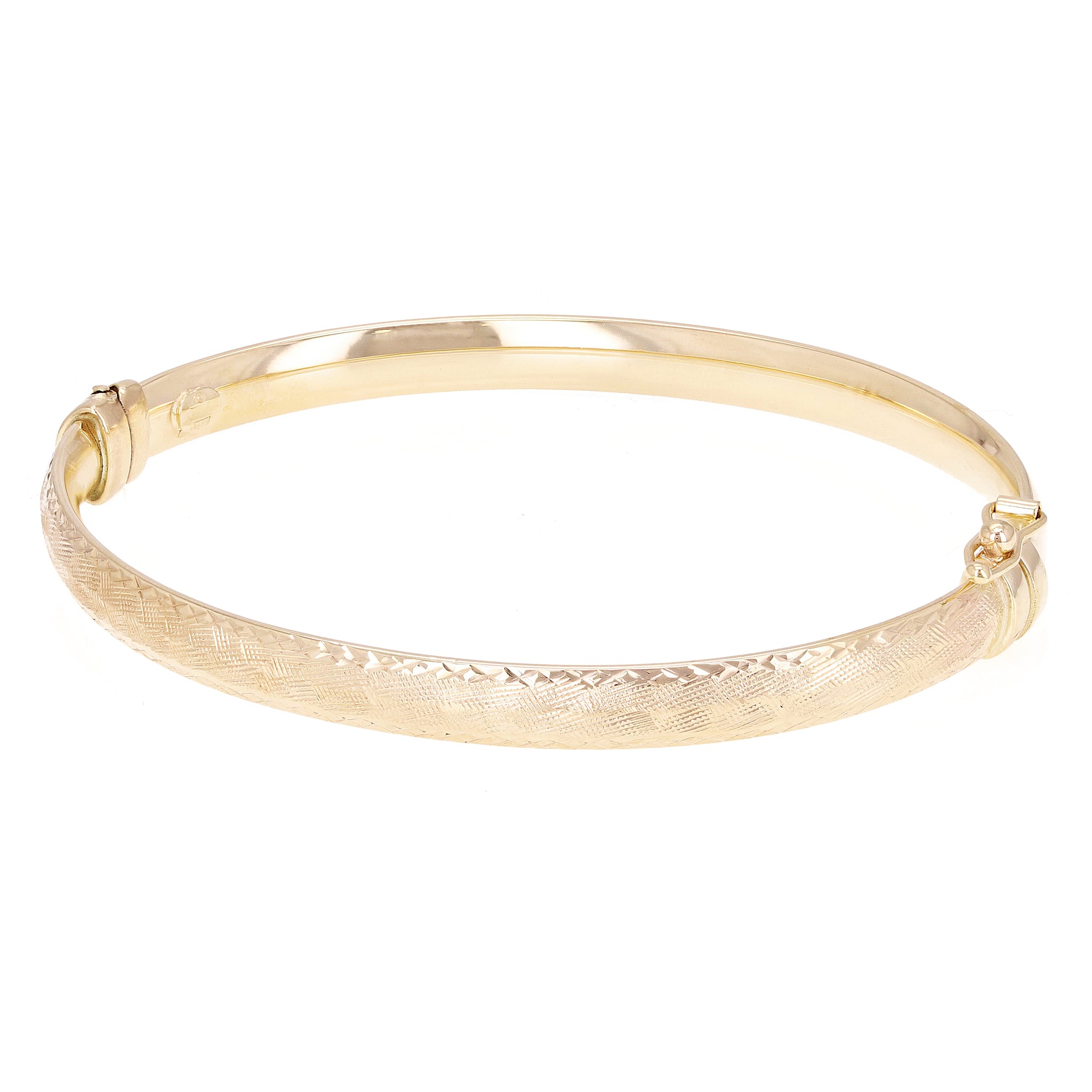 Italian 14k Yellow Gold Hollow Screw Design Bangle Bracelet 7 4mm 5.3 – Direct Source Gold & Diamond Italian 14k Yellow Gold Hollow Screw Design Bangle Bracelet 7 4mm 5.3 – Direct Source Gold & Diamond