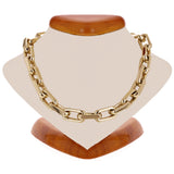 10k Yellow Gold Solid Handmade Rectangle Link Chain Necklace 20" - 28" 7mm