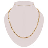 Italian 14k Yellow Gold Solid Diamond Cut Franco Chain Necklace 5.5mm 28" 114.3g - 28" 114.3 grams