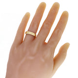 14k Yellow Gold Hammered Finish Ring Band Size 8 - 4.8mm 8.3 grams